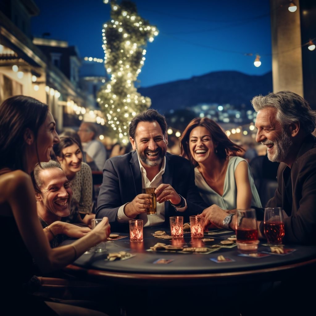 Live casino table with dealer, multi-camera setup
