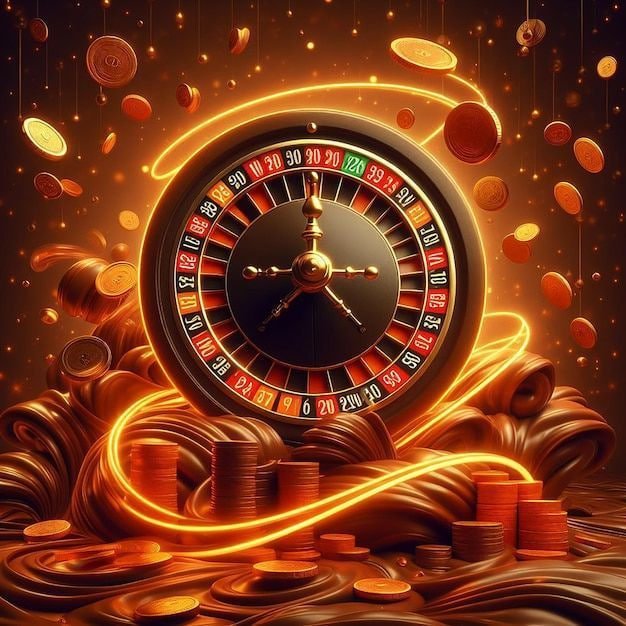Live roulette wheel with dealer in studio setting